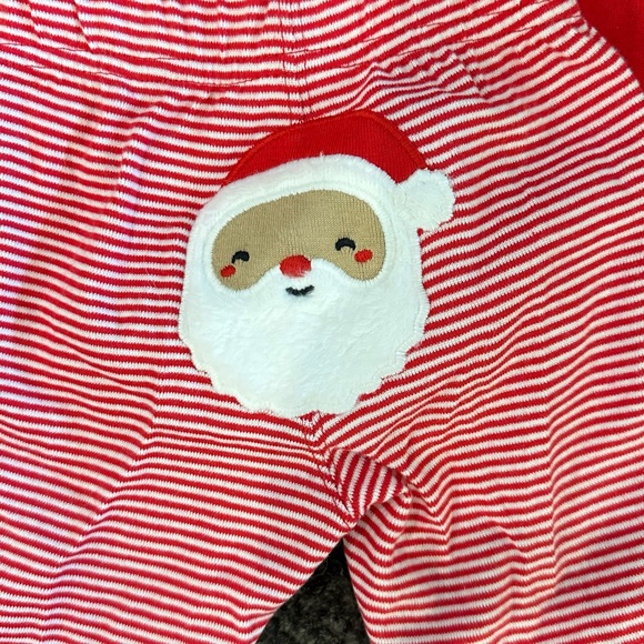 Carter's Red Matching Set - Christmas Santa w/bib - Picture 4 of 5